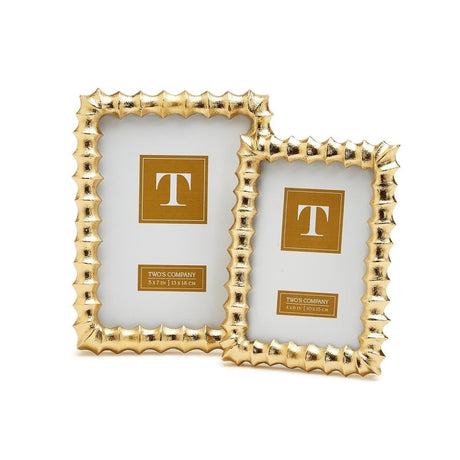 Gold Wave Photo Frame