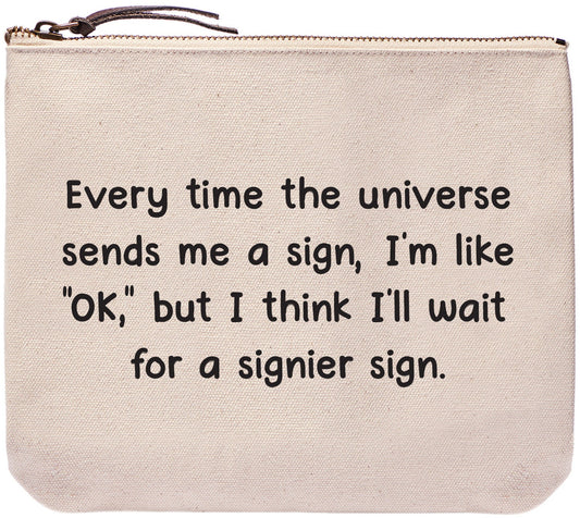 Zipper Pouch - Signier Sign