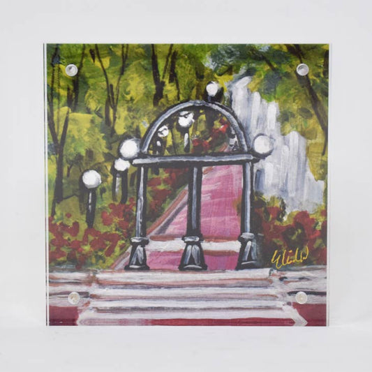 Uga Landmark Acrylic Block - 4x4