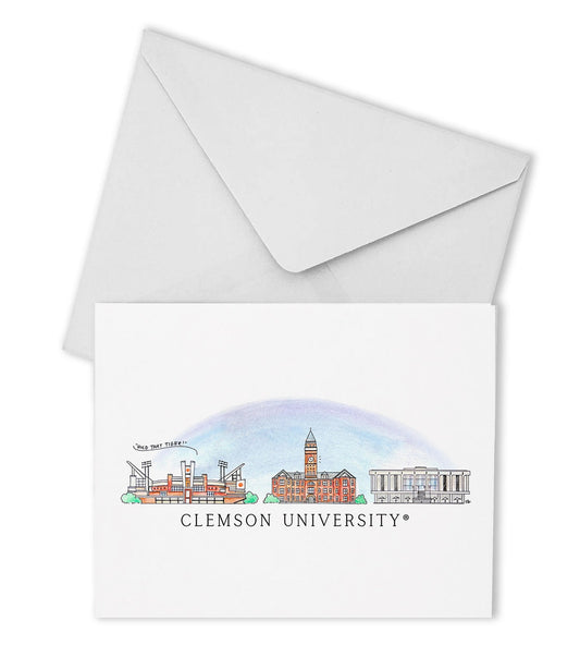 Notecards | Clemson Skyline
