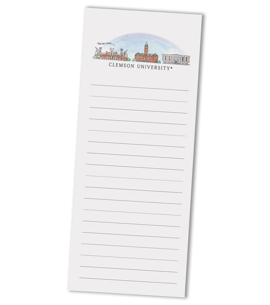 Skinny Notepad | Clemson Skyline
