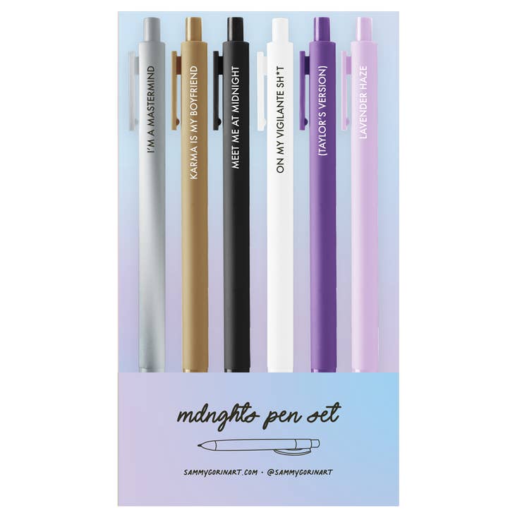 Midnights 6-Pen Set