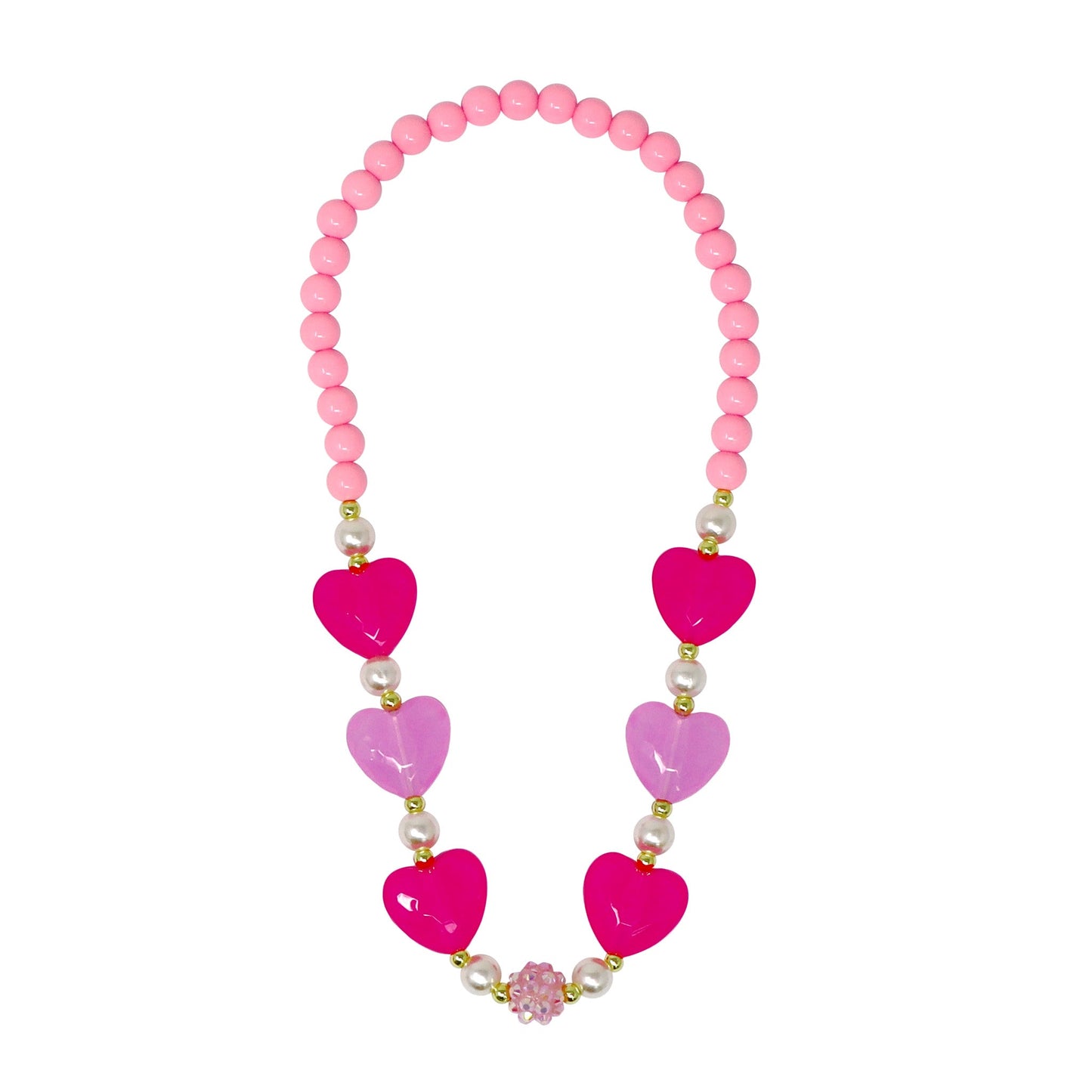 Ballet Heart & Pearl Necklace