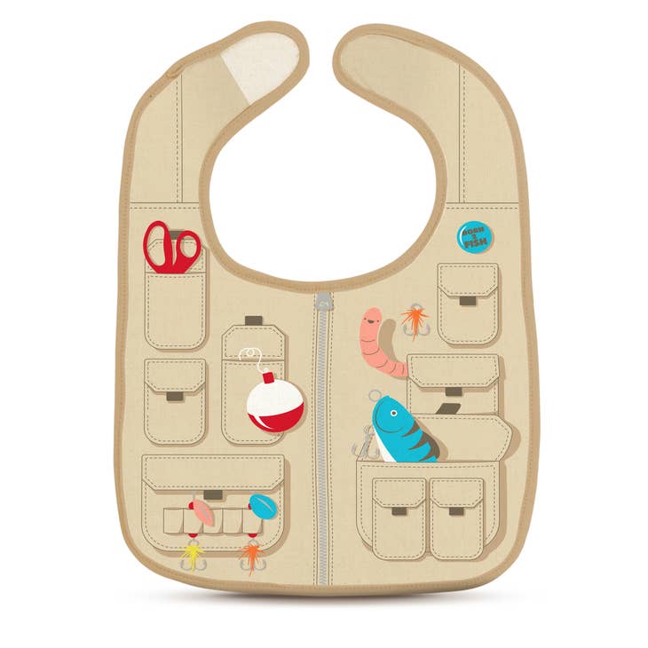 Bib & Teether Set - Fisherman