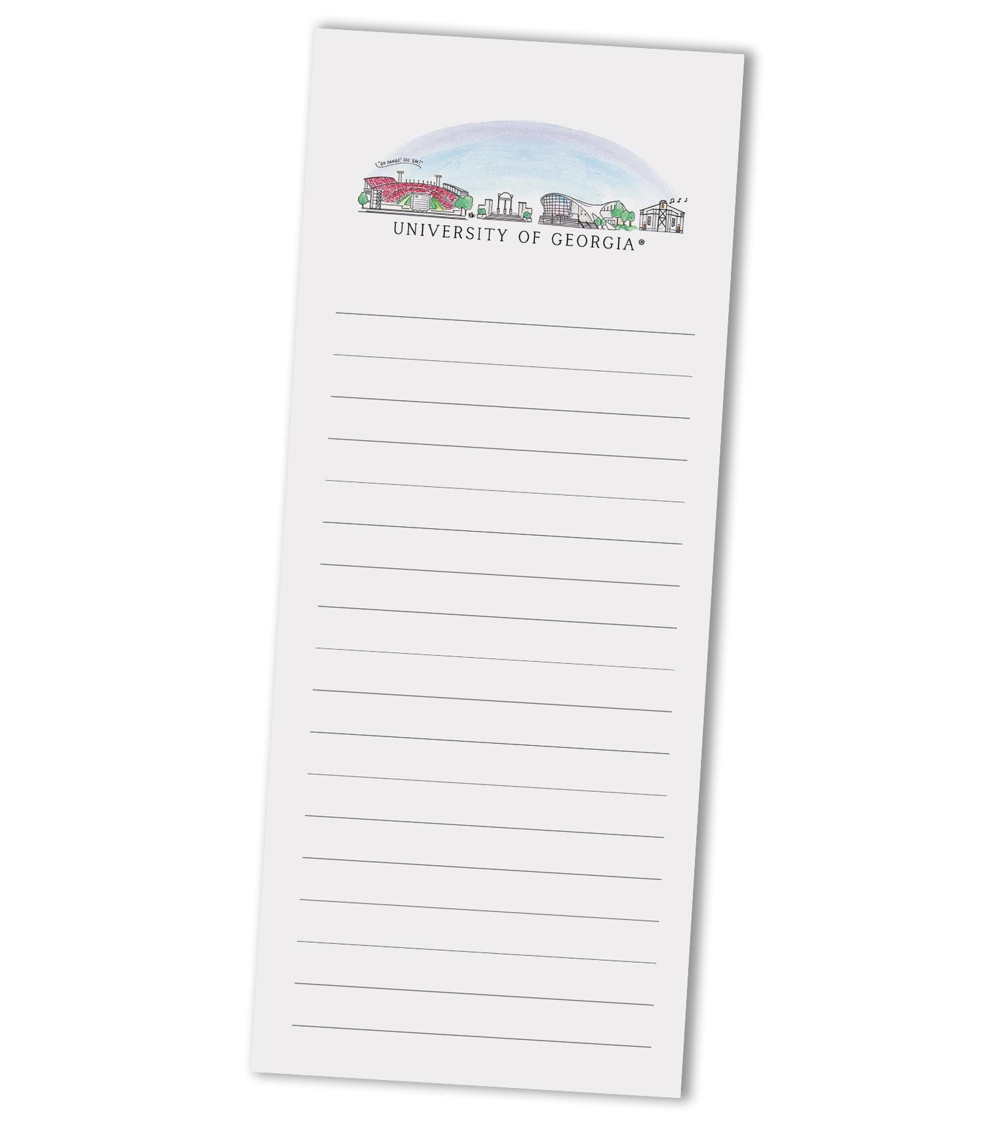 Skinny Notepad | Georgia Skyline