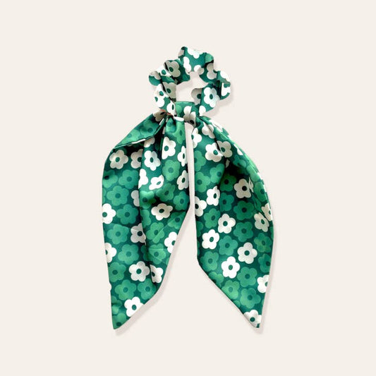 Floral Hair Scarf - Green