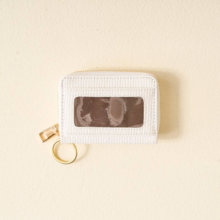 Zip Around Wallet - White