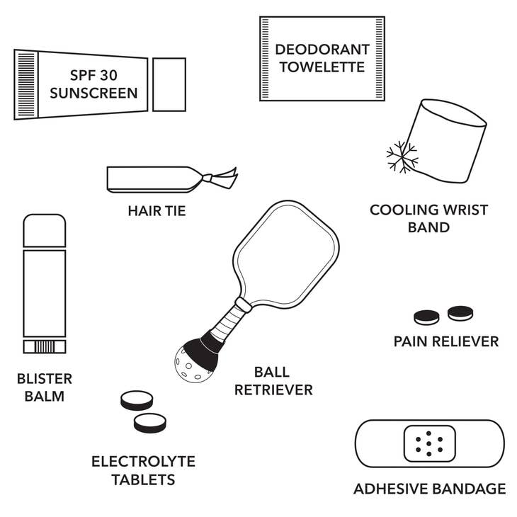 Pickleball Kit - Cognac