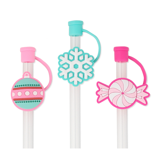 Straw Topper Set | Christmas Sweets