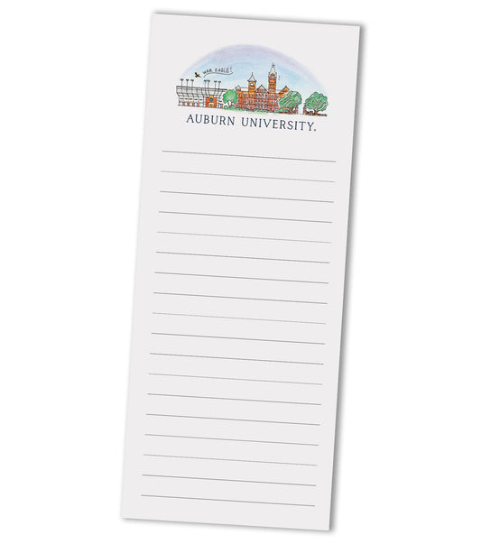 Skinny Notepad | Auburn Skyline