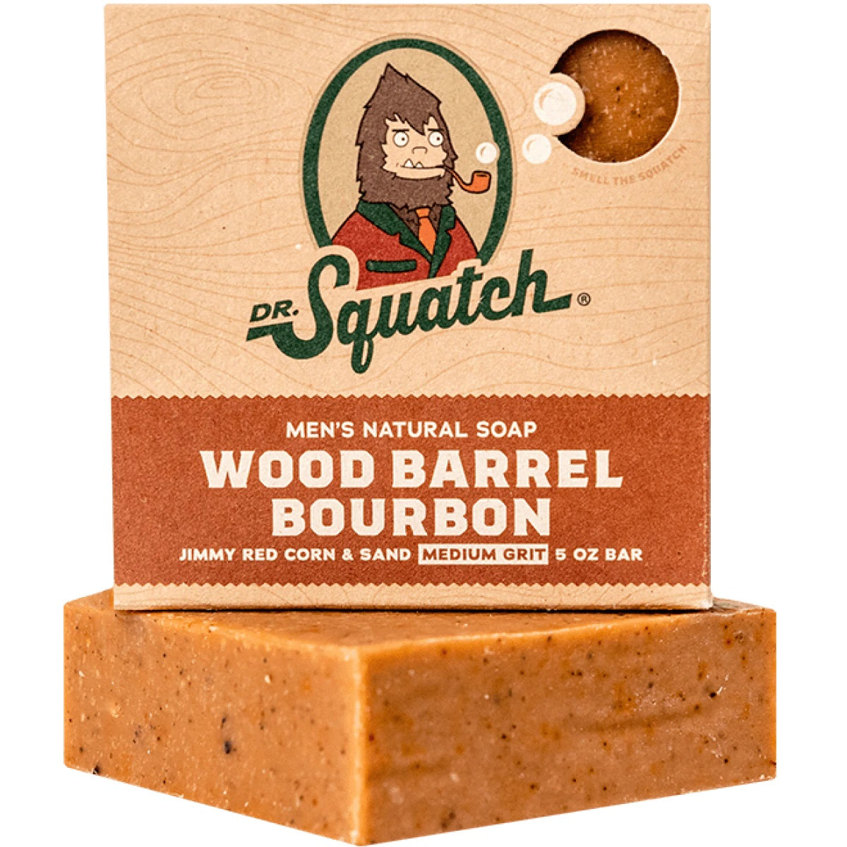 Wood Barrel Bourbon Bar Soap