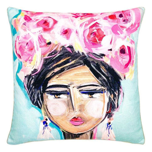 She Is Fierce - Brunette | Pillow - 20x20