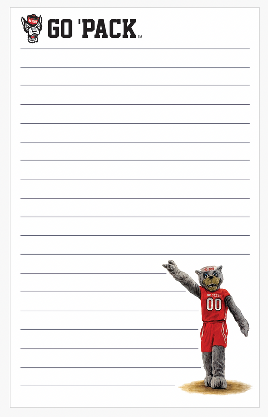 Notepad | NC State Mascot