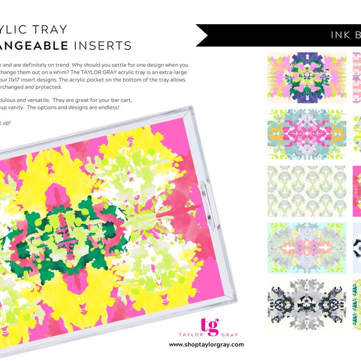 Acrylic Tray Inserts | Ink Blots