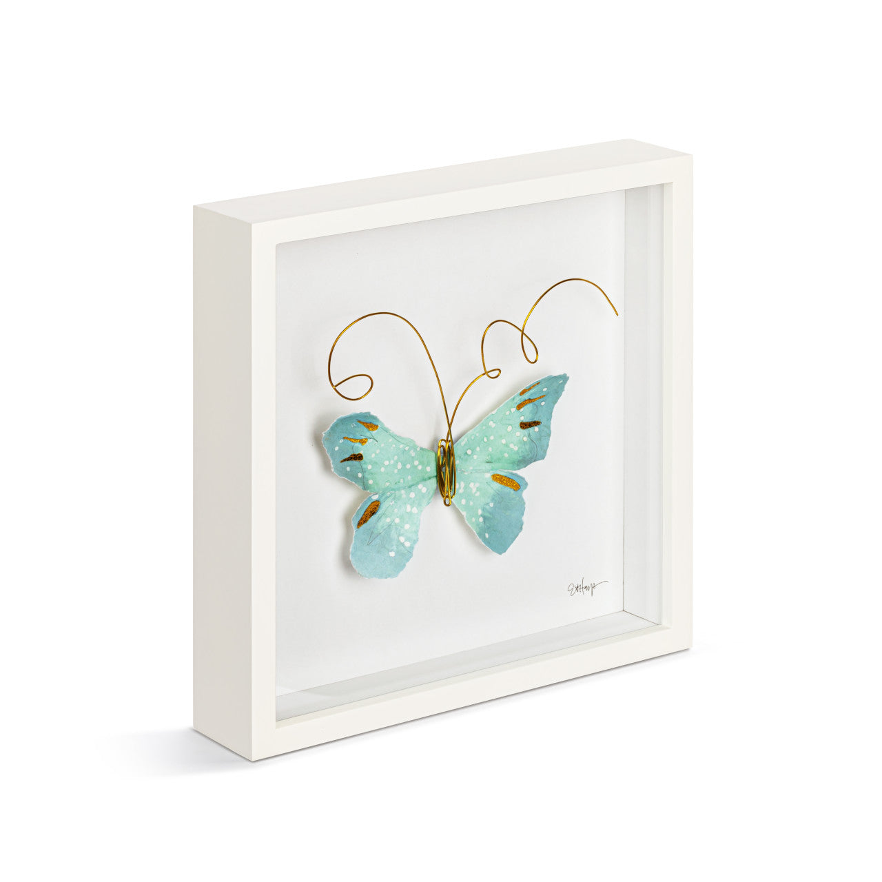 Butterfly Wall Art | Light Blue