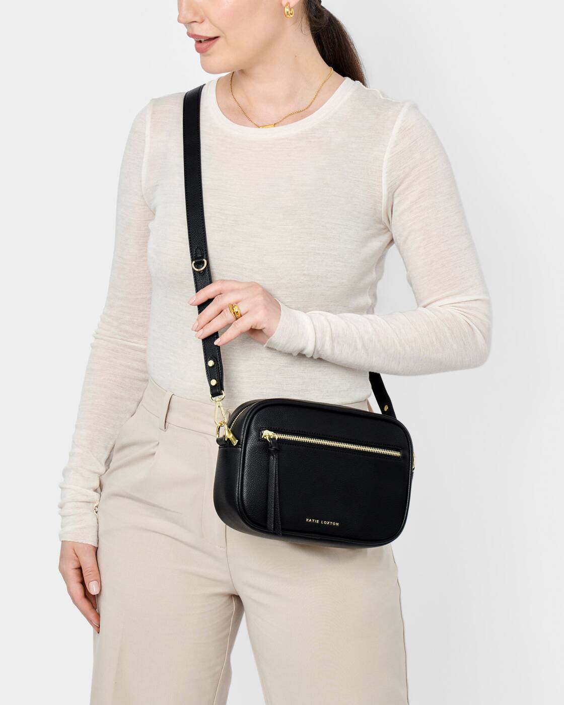 Hallie Crossbody Bag | Black