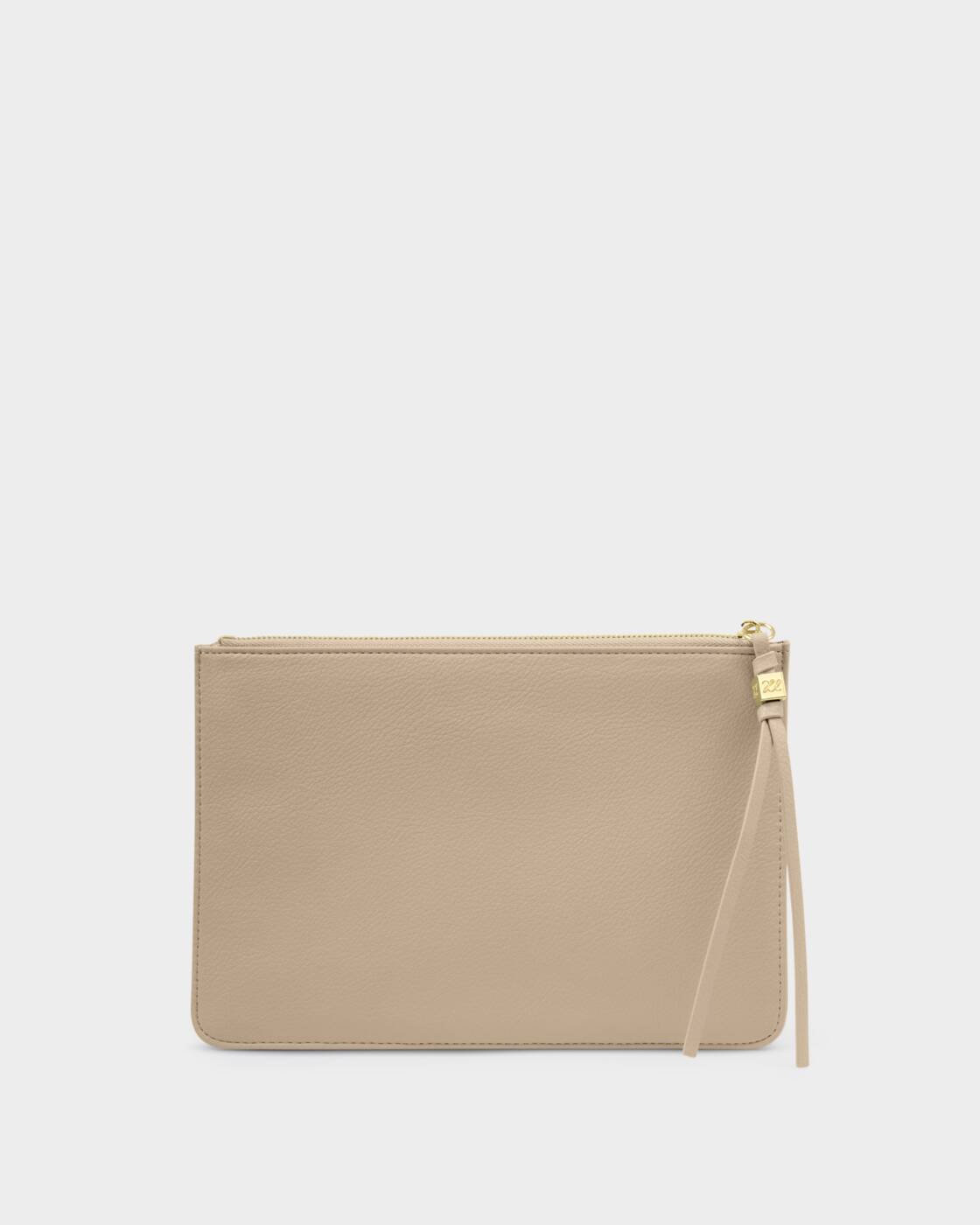 Tassel Charm Pouch | Light Taupe