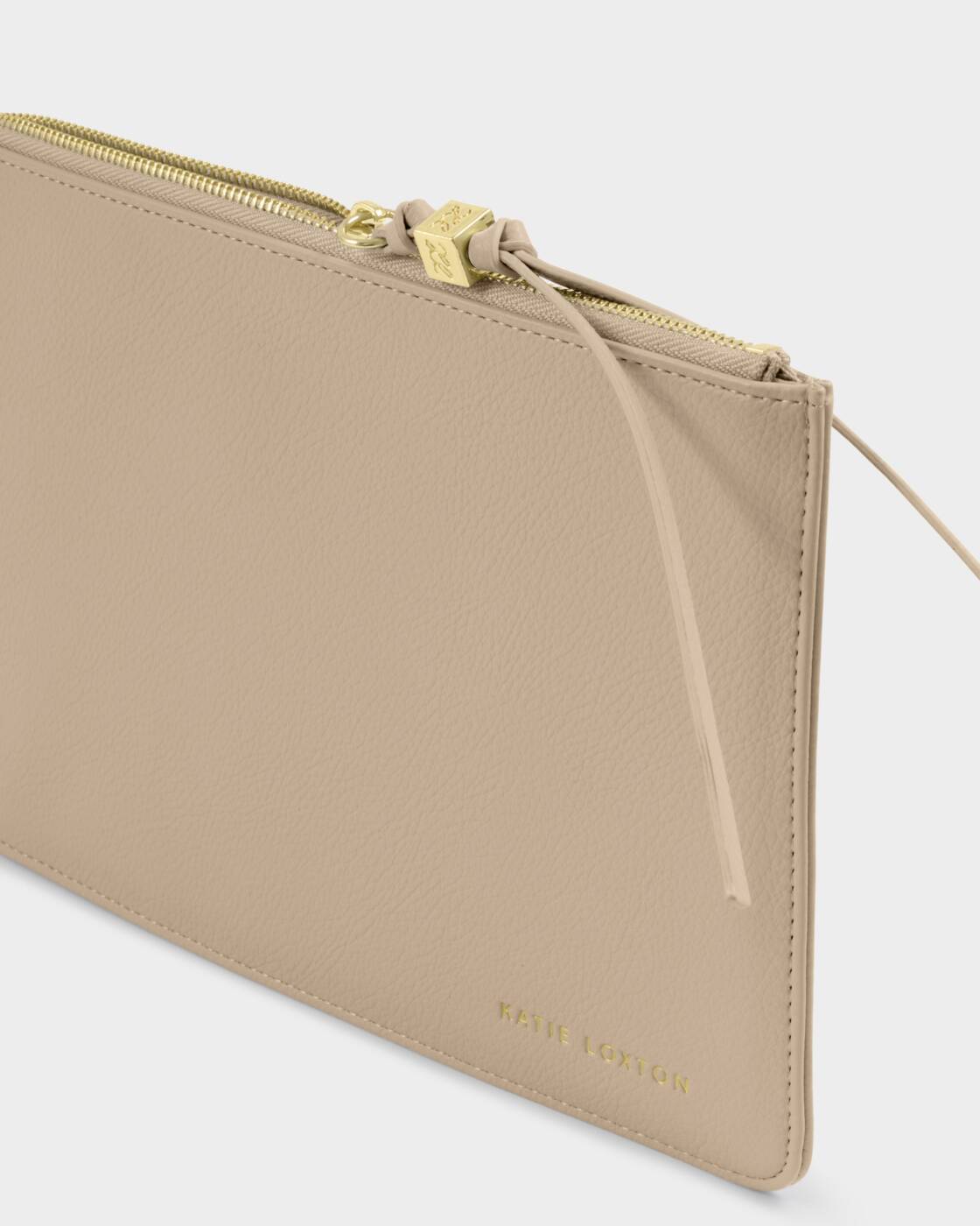 Tassel Charm Pouch | Light Taupe