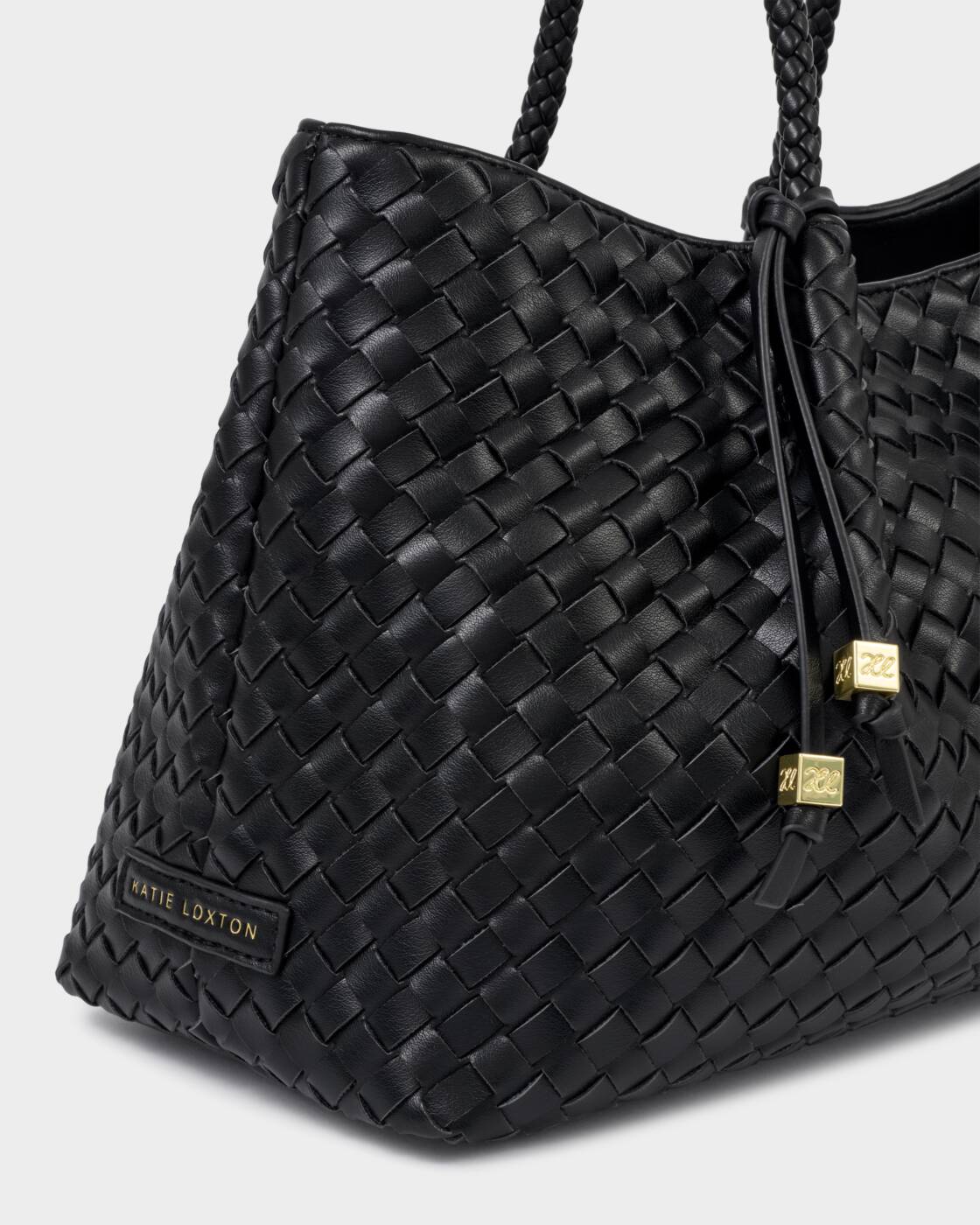 Nova Small Shoulder Tote | Black