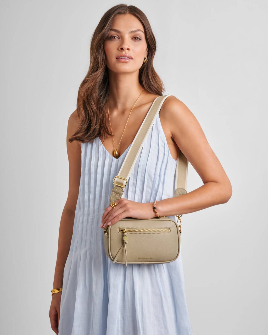Lottie Crossbody Bag | Light Taupe