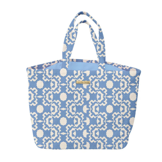 Terry Beach Tote | Aspen Chambray