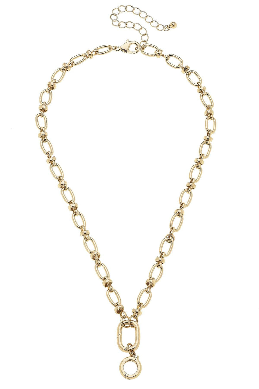 Lola Charm Necklace Base | Shiny Gold