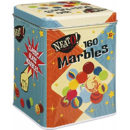 Neato! Marbles In A Tin Box