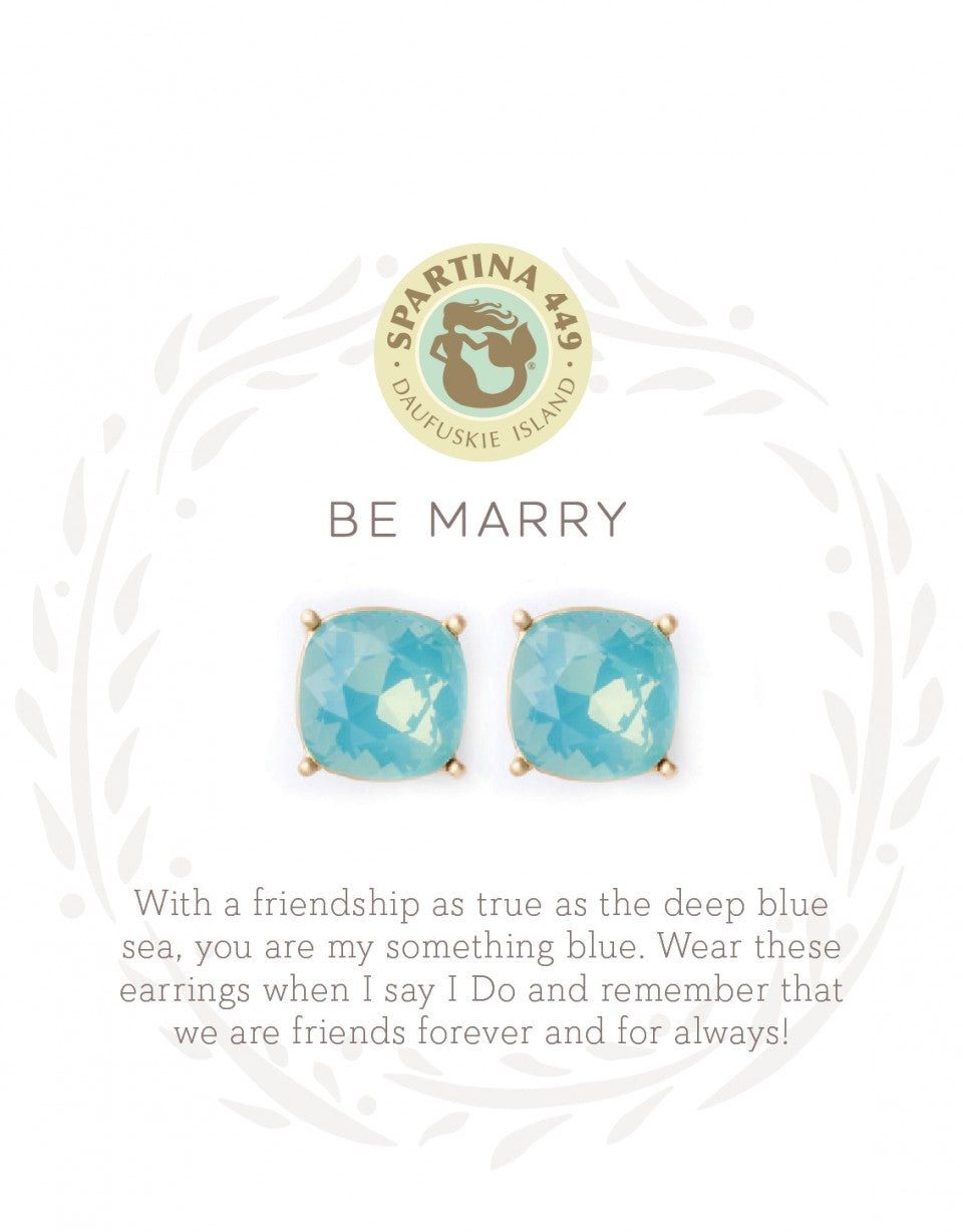 SLV Stud Earrings Be Marry/Something Blue