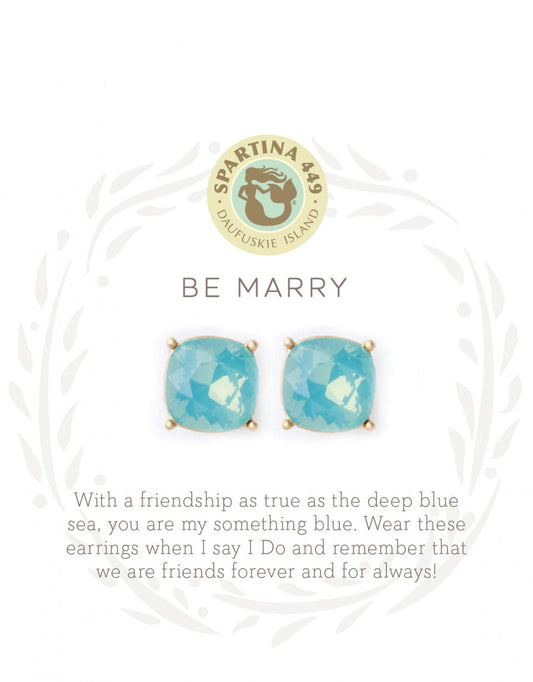 SLV Stud Earrings Be Marry/Something Blue