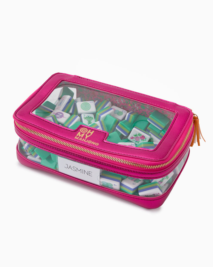 Tile Storage Bag | Metallic Pink