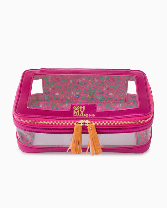 Tile Storage Bag | Metallic Pink
