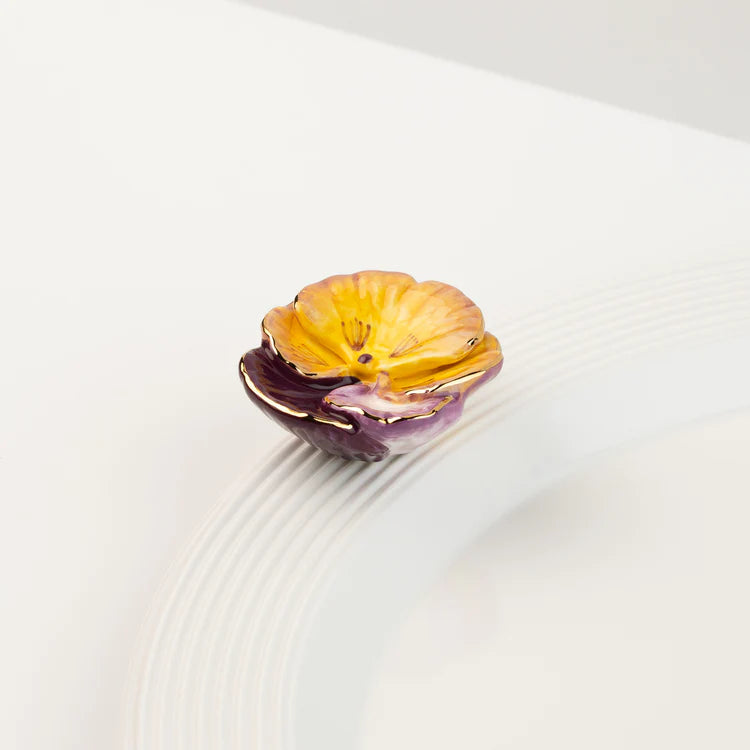 Nora Fleming Mini | Pansy Pop
