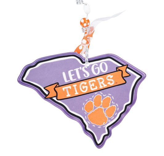 Flat Ornament | Let's Go Clemson