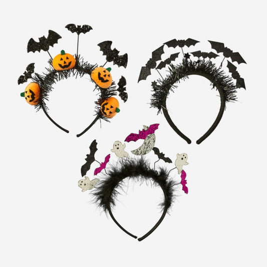 Flying Bat Halloween Headbands | Assorted Styles