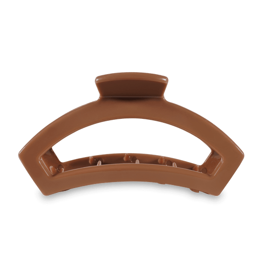 Teleties Open Hair Clip | Caramel | Assorted Sizes