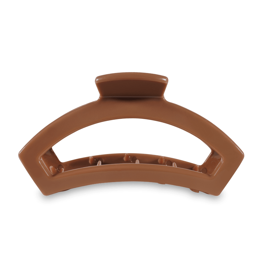 Teleties Open Hair Clip | Caramel | Assorted Sizes