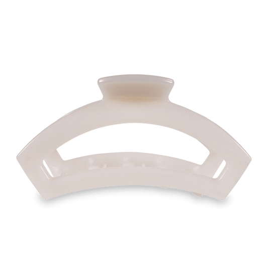 Teleties Open Hair Clip | Coconut White | Assorted Sizes