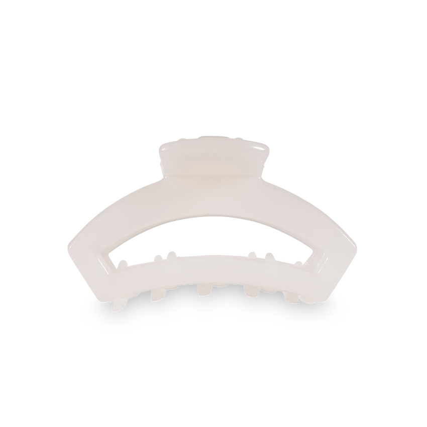 Teleties Open Hair Clip | Coconut White | Assorted Sizes