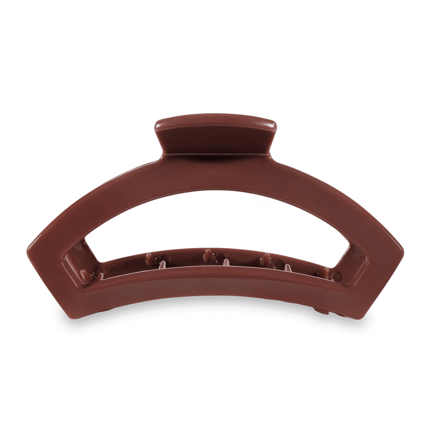 Teleties Open Hair Clip | Nutmeg | Assorted Sizes