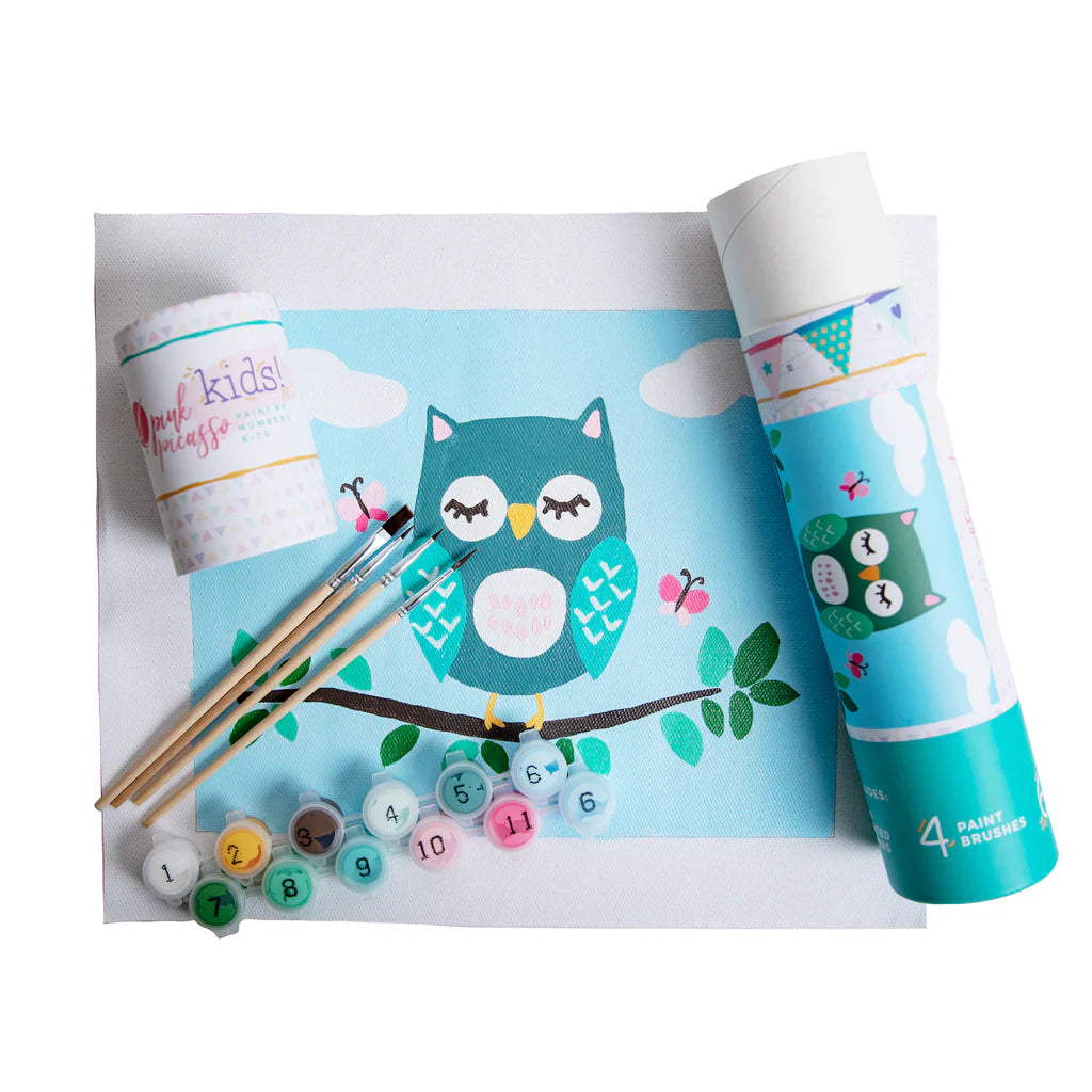 Paint by Numbers Kit | Olivia Owl