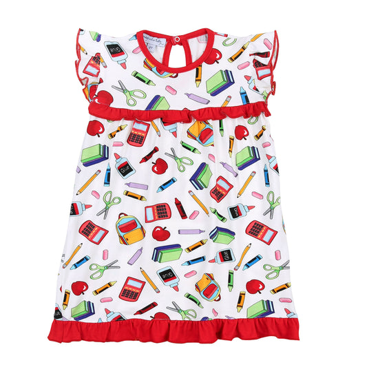 School Daze Ruffle Flutters Toddler Dress