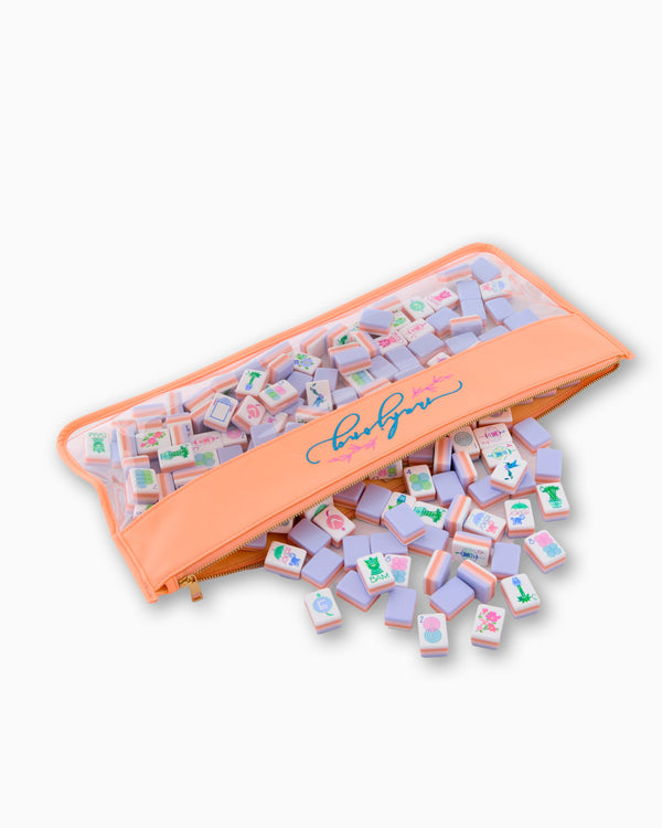 Mahjong Bag | Peach Script