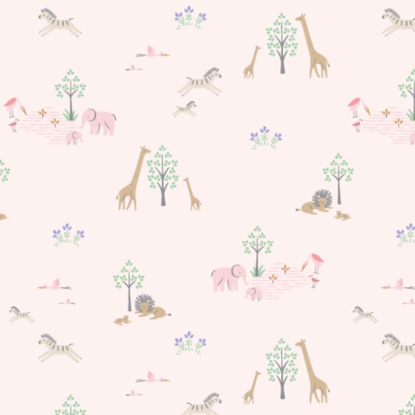 Footie | Pink Serene Safari