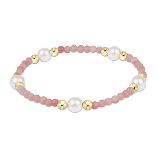 Purpose Pearl 6mm Gem Bracelet | Pink Opal