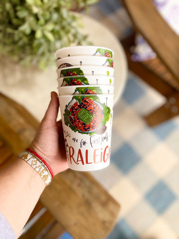 Raleigh Reusable Party Cups (Set of 6)