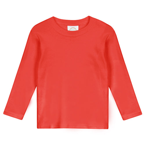 Boy's Long Sleeve Shirt - Red