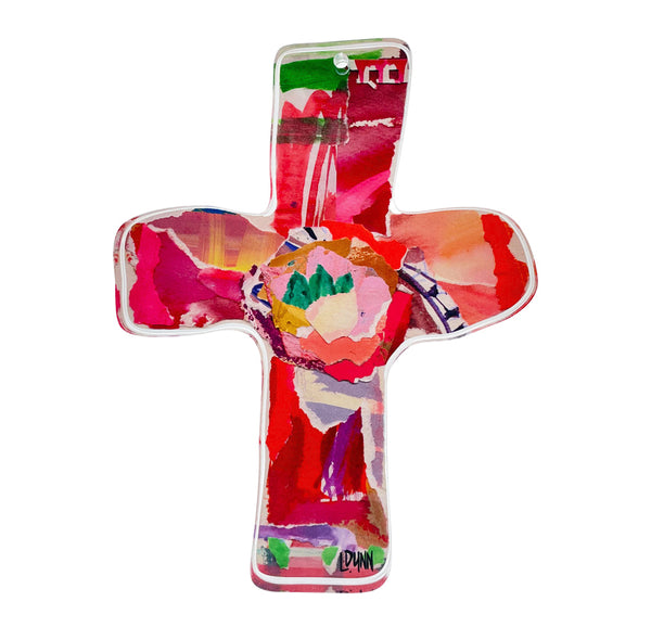 Large Acrylic Cross | Red