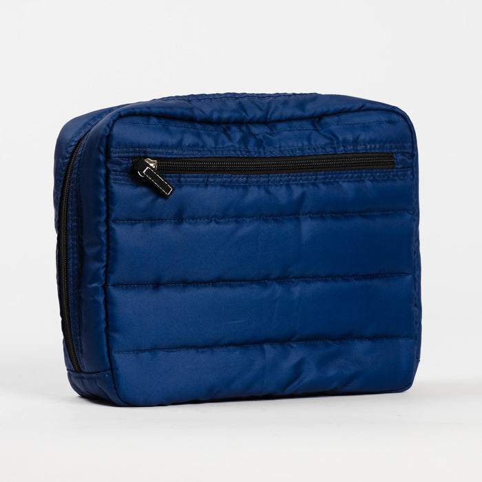All Inclusive | Travel Organizer | Navy Puffer with Pink Interior
