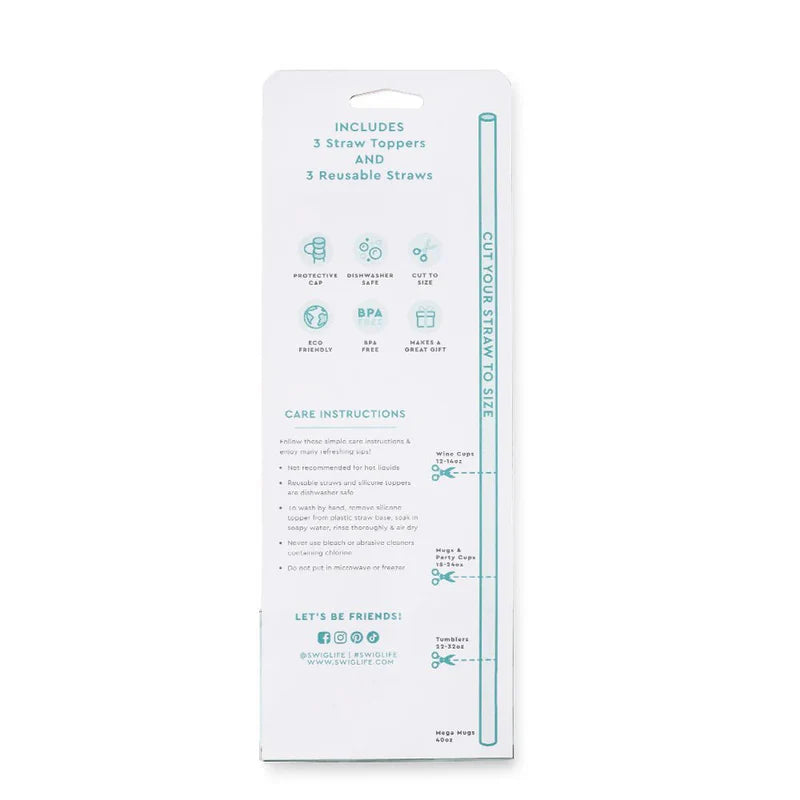 Straw Topper Set | Summer Salt