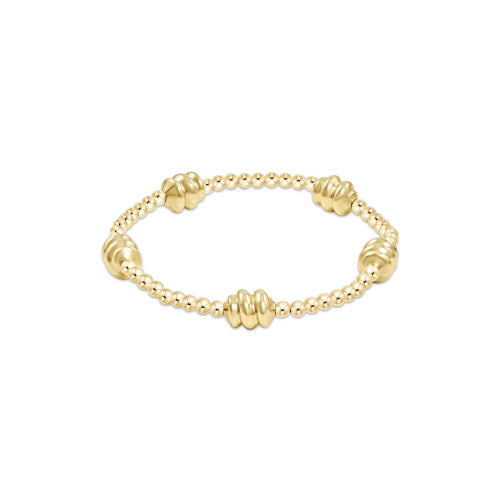 Admire Gold 3mm Bead Bracelet | Gold